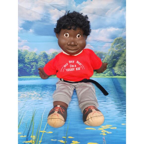 TV Collectible 1983 Remco FAT ALBERT & The Cosby Kids Fat Albert Doll COMPLETE - Picture 1 of 5